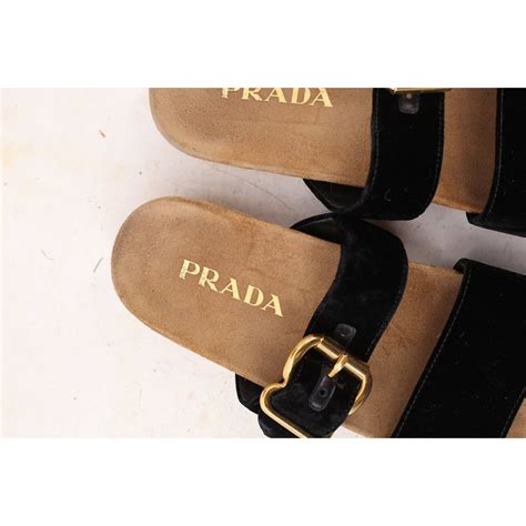 prada birkenstock velvet|designer prada sandals women.